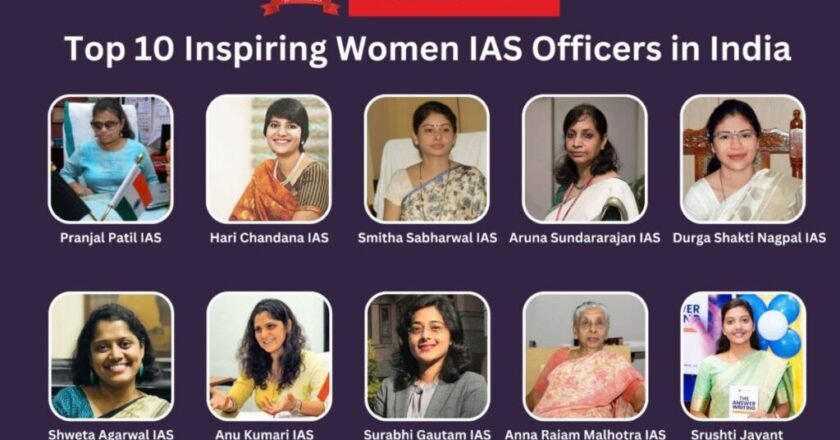 Top 10 inspiring women IAS officers in India by Ignite IAS