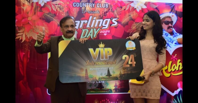 Country Club CMD Mr Y Rajeev Reddy launches VIP International 24 Membership Card