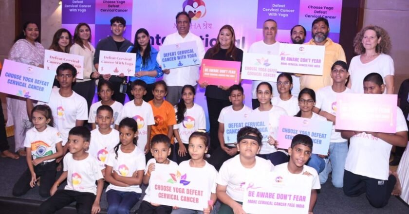 Meghashrey NGO Promotes Yoga on International Yoga Day, Focuses on Cervical Cancer Prevention